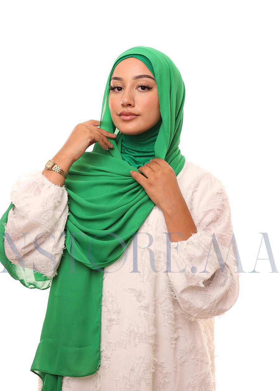 129A2378 شال النينجا أخضر ملكي