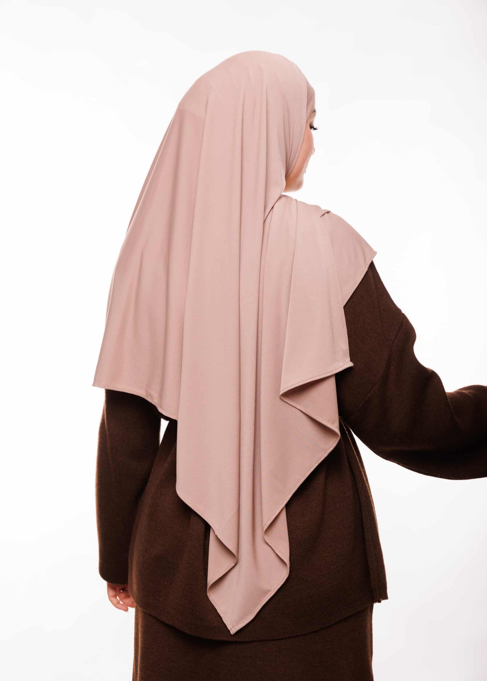 شال مزدوج - وردي ترابي -