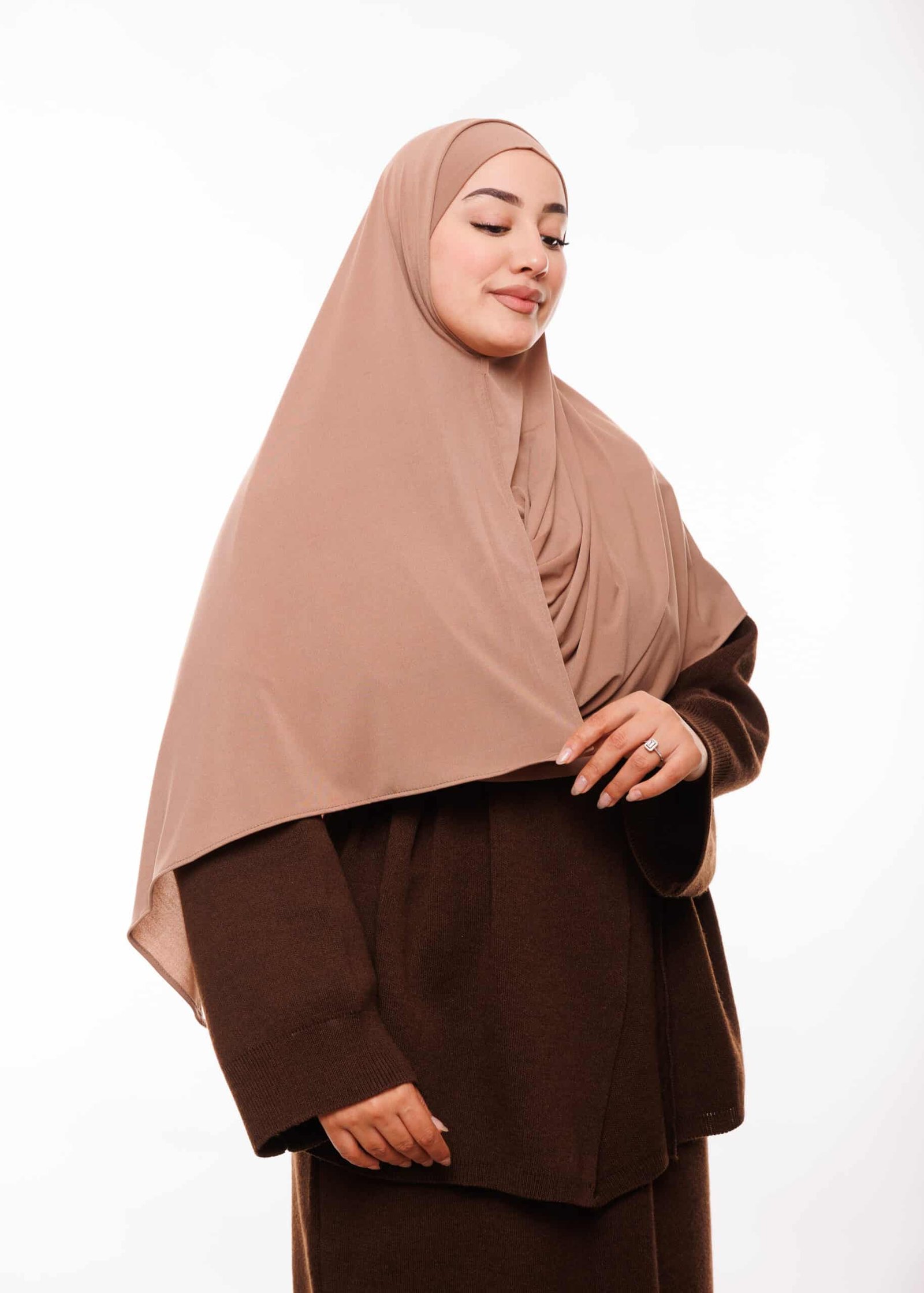 شال مزدوج - ترابي داكن -