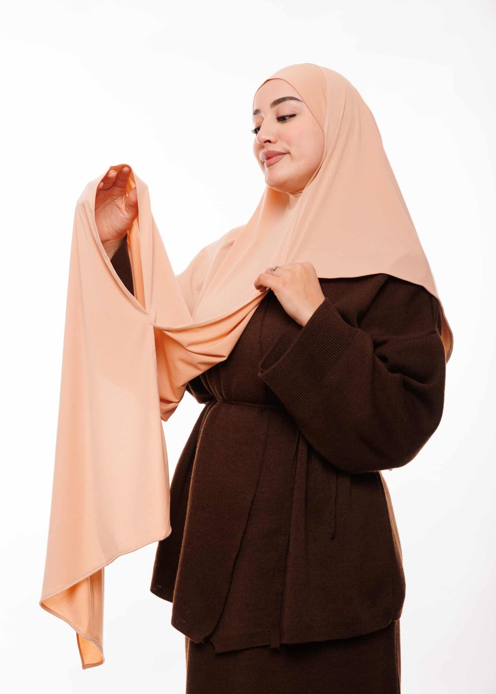 شال مزدوج نحاسي فاتح