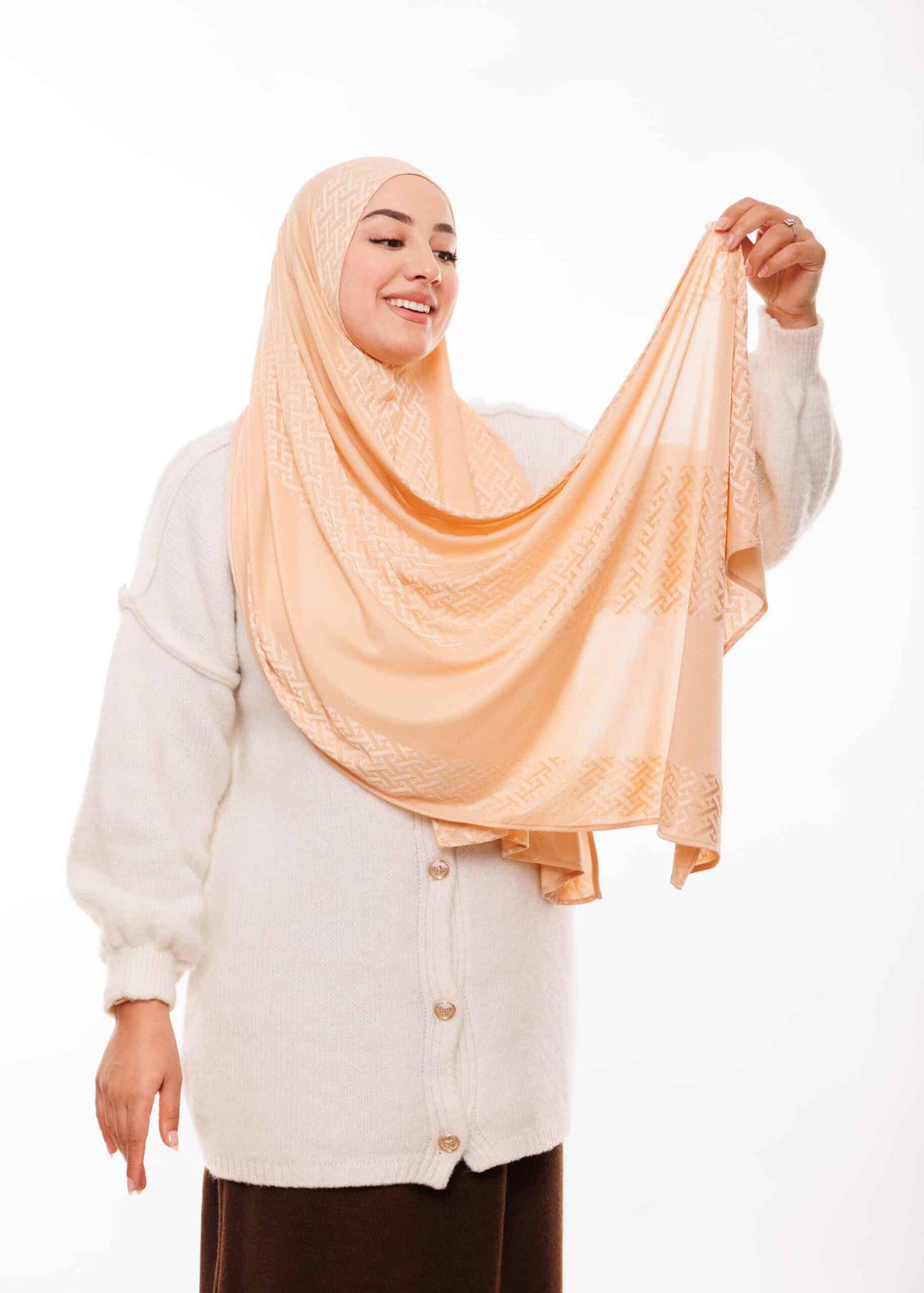 شال كشخة بيج باستيل