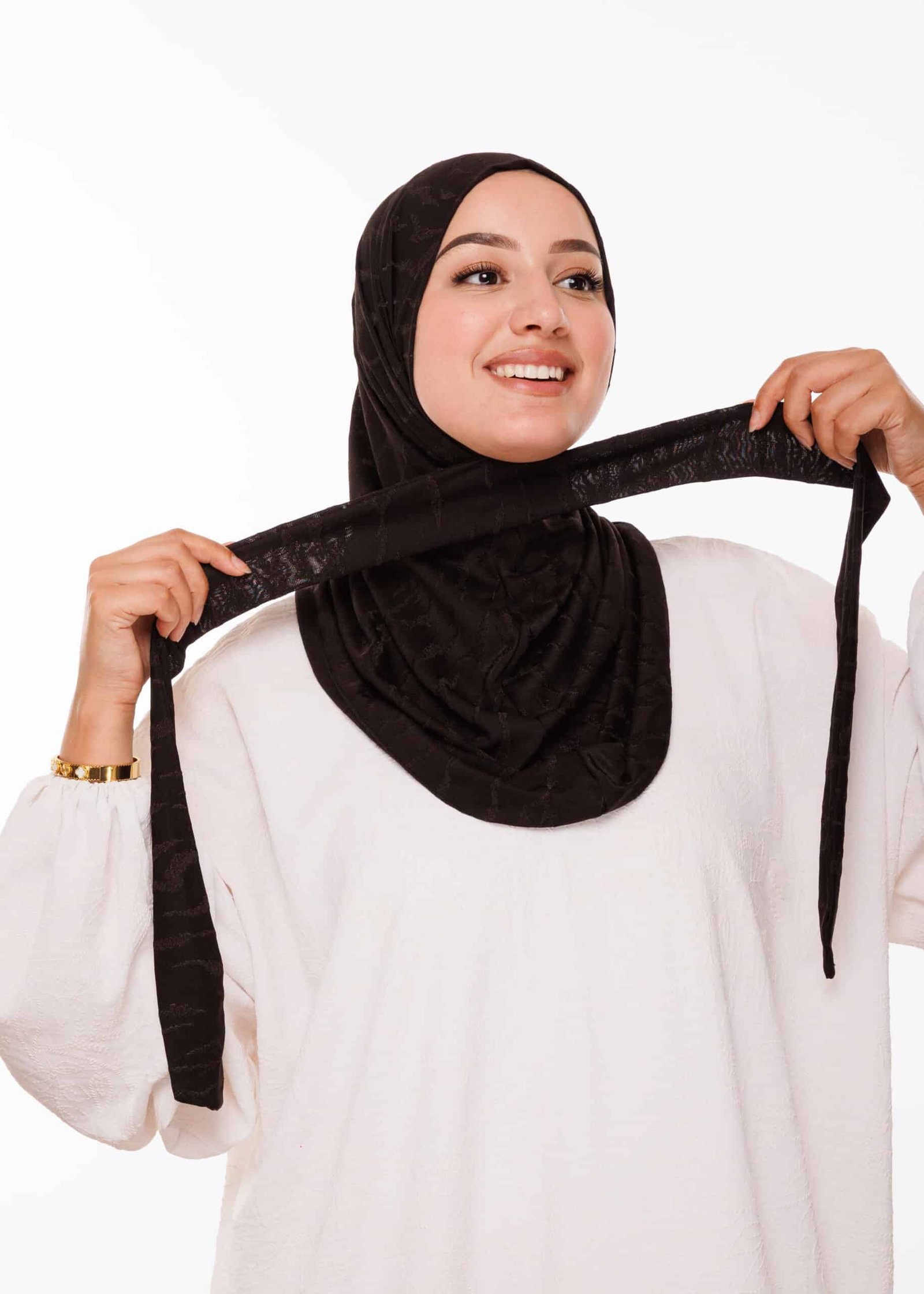 طبقية فخمة - أسود