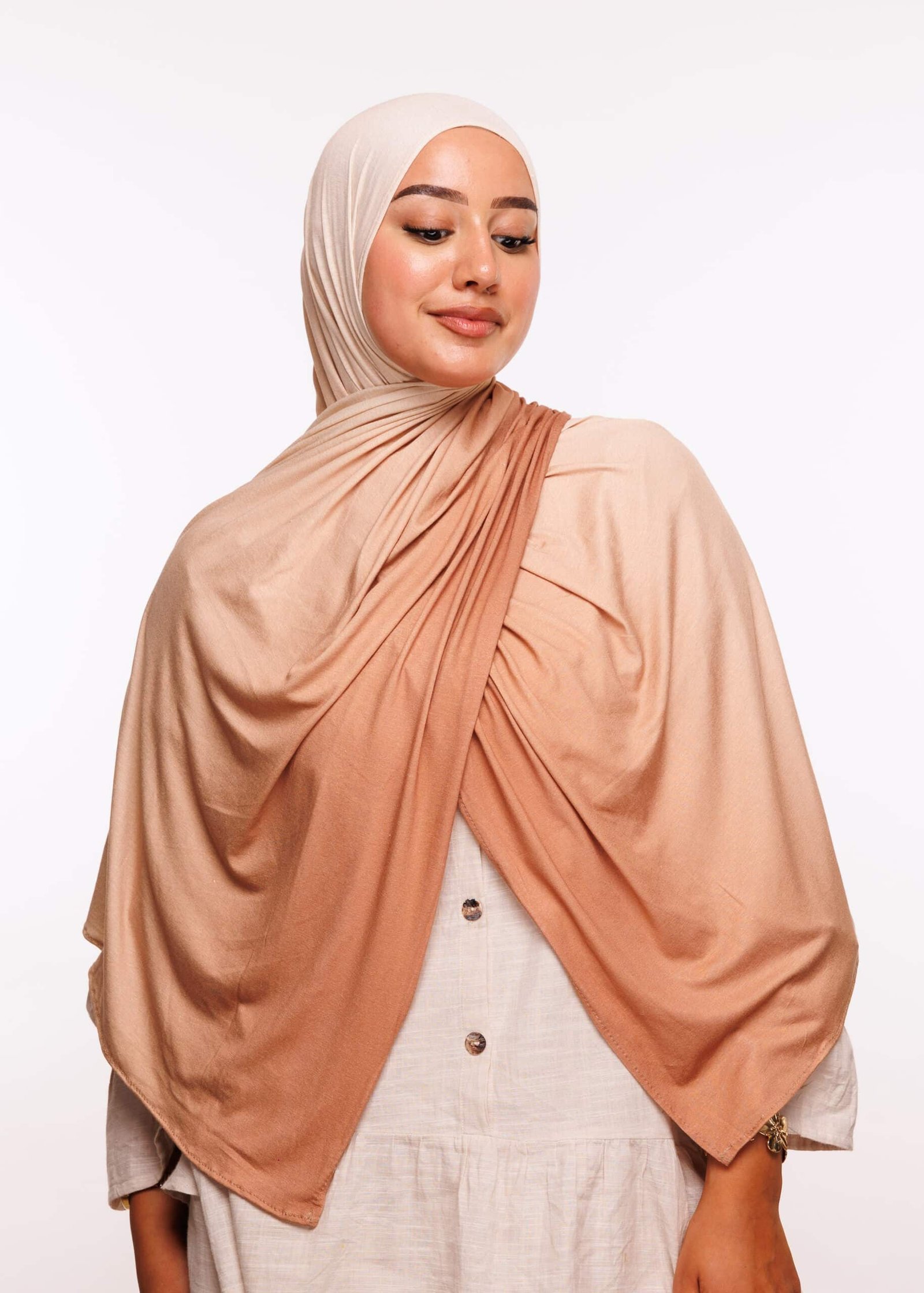 شال ليكرا ديڭرادي - بيج نحاسي -