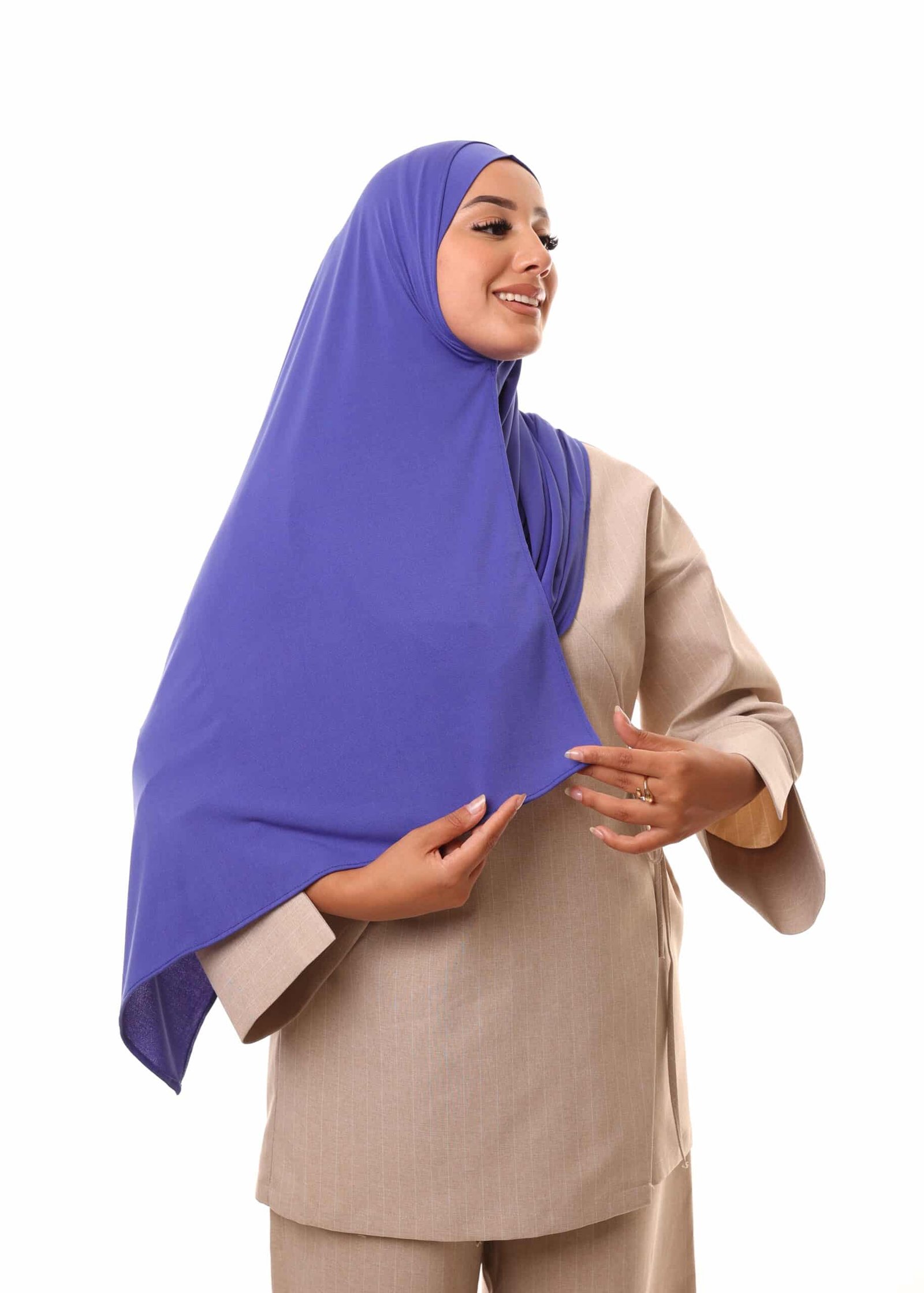 شال مزدوج - أزرق ملكي