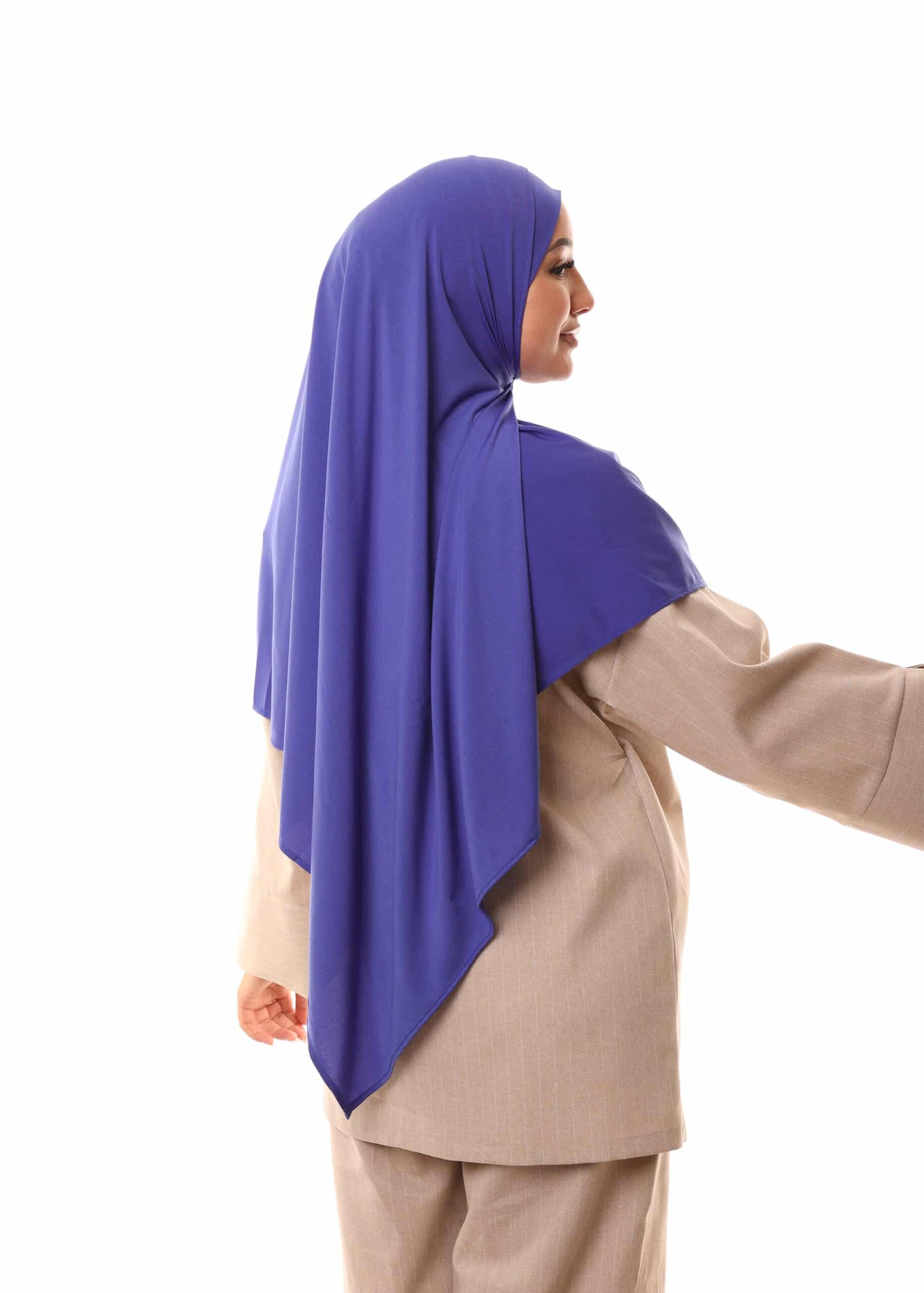 شال مزدوج - أزرق ملكي